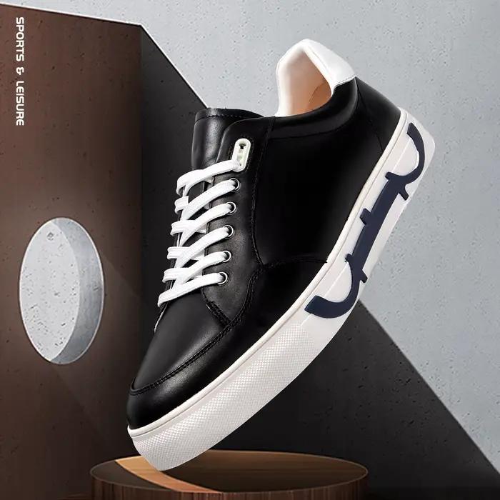 Chaussures décontractées homme en daim de vache respirant et confortables pour printemps automne occassions décontractées et mode tracasserie
