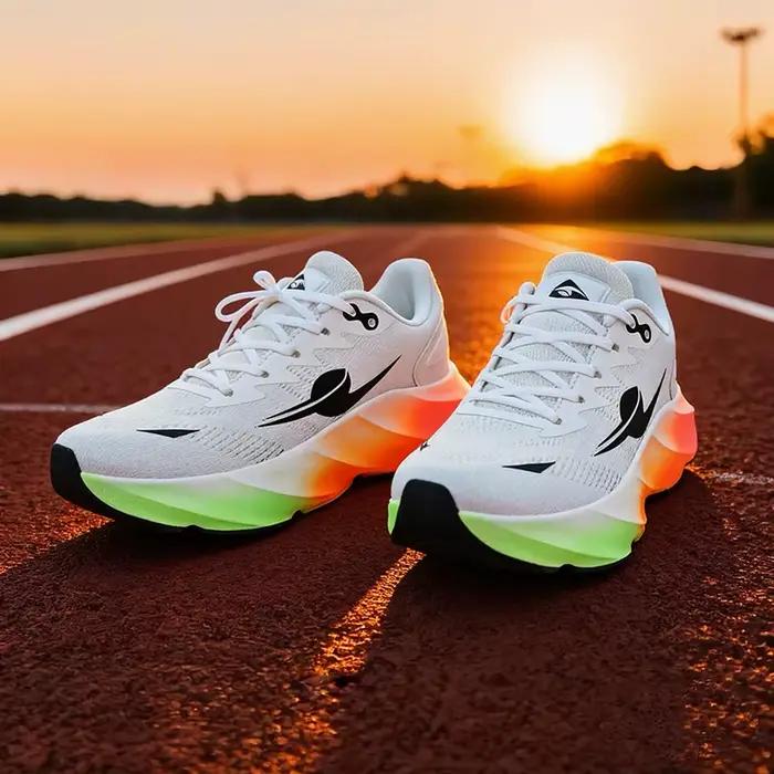 Chaussures de course avec plaque en carbone