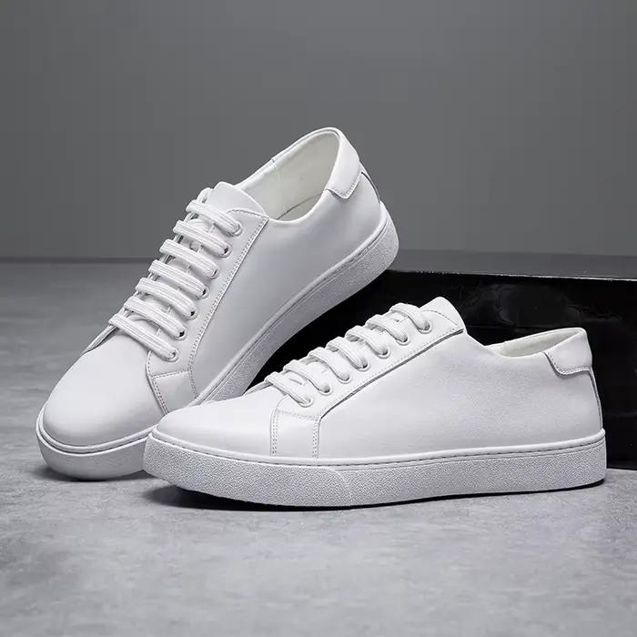 Marque italienne hommes en cuir véritable chaussures décontractées entretien déplacements