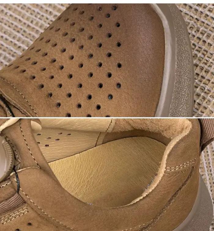 Chaussures en cuir givré pour hommes