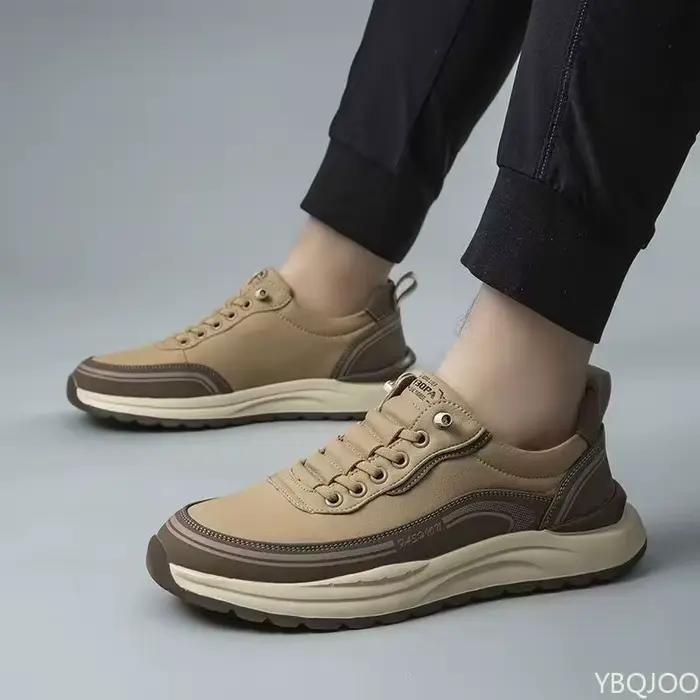 Chaussures de sport de luxe homme respirantes antidérapantes résistantes usure pour randonnée marche printemps automne