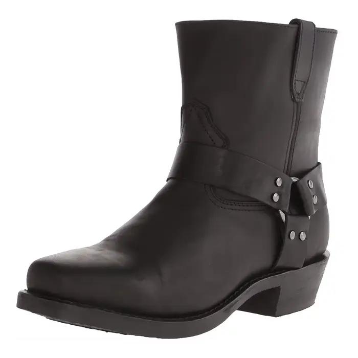 Bottes d'équitation pour hommes rétro Rivets talons hauts