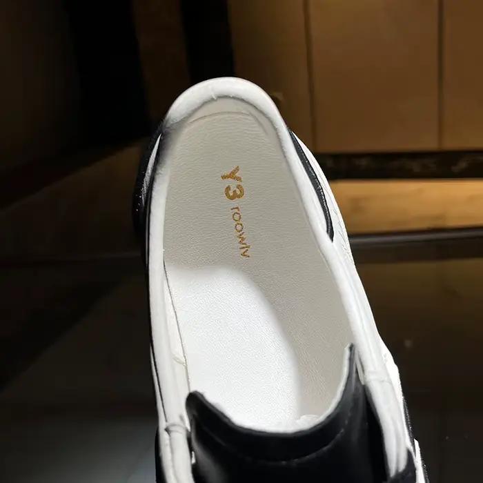 Baskets décontractées à la mode en cuir de veau naturel chaussures