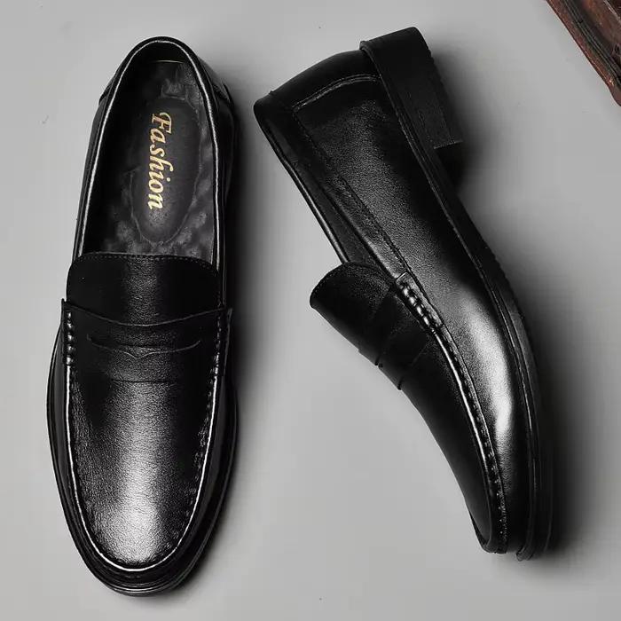 Mocassins en cuir véritable hommes