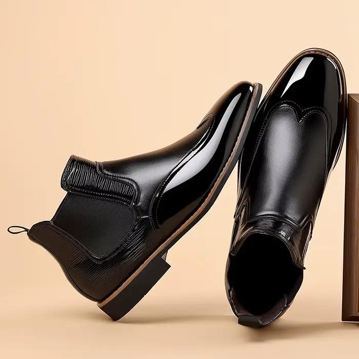Bottes Chelsea UXST pour homme Style britannique Classique Élégantes Occasions Spéciales Bottes Chelsea Luxe Décontractées Haut de Gamme