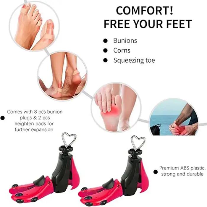 1 Élargisseur de chaussures et bottes réglable 4 directions pour hommes et femmes
