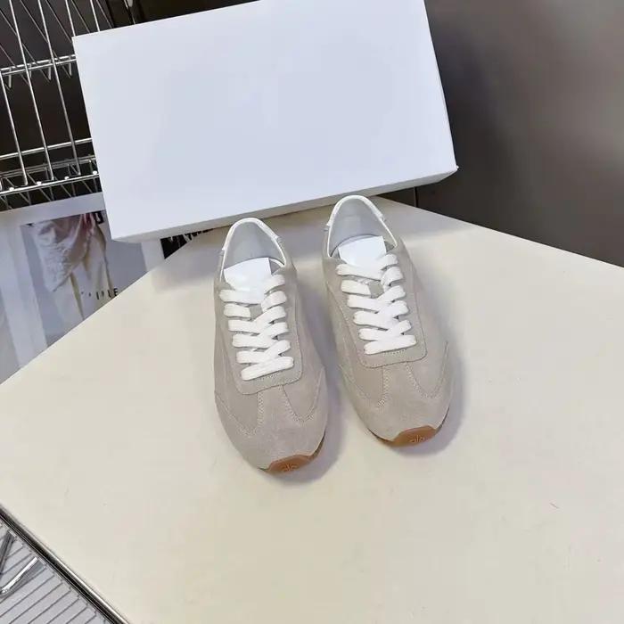 Chaussures Agan rétro de haute qualité à semelle plate en cuir véritable
