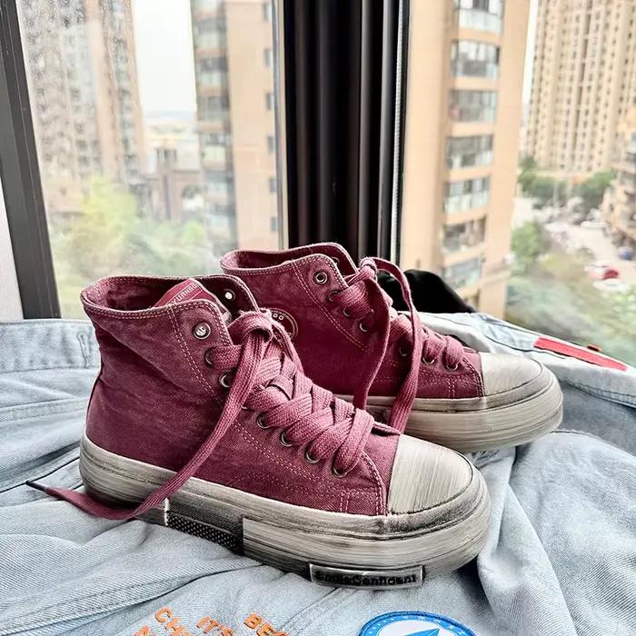 Chaussures décontractées en toile pour hommes
