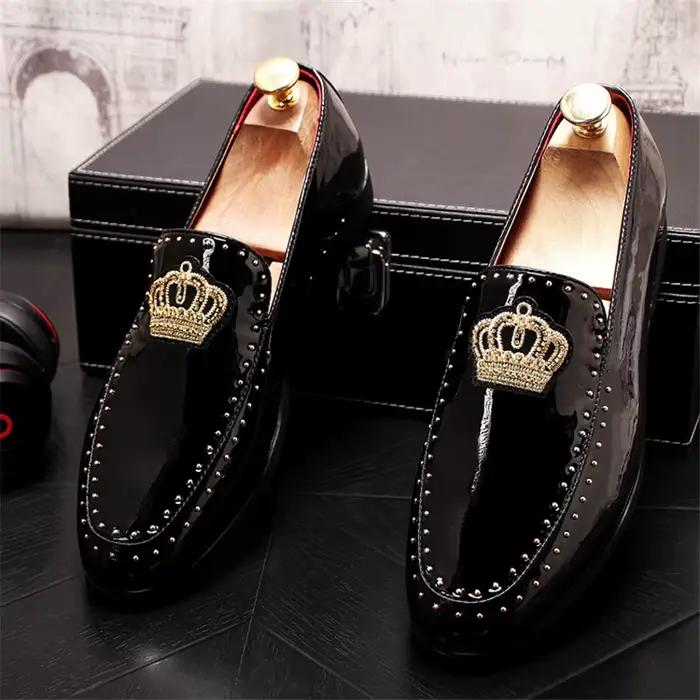 Mocassins en cuir pour hommes