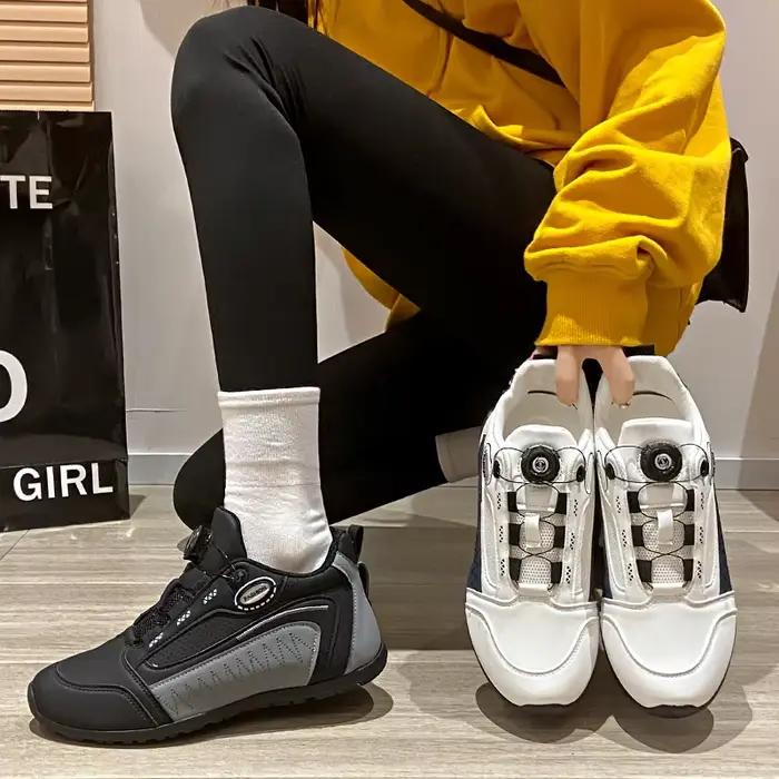 Chaussures de golf pour femmes style couple confortables baskets de golf aérées grandes tailles printemps automne confort sportives