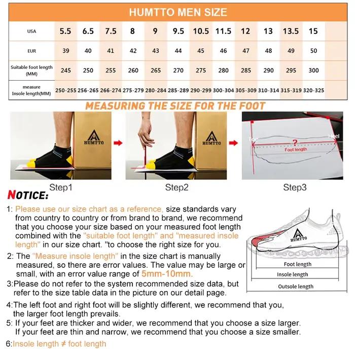 HUMTTO Outdoor Sandales pour Hommes 2025 Respirant Designer Summer Beach Sports Wading Chaussures pour Homme Séchage