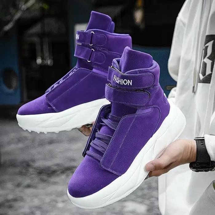 Baskets montantes violettes 2026 pour hommes