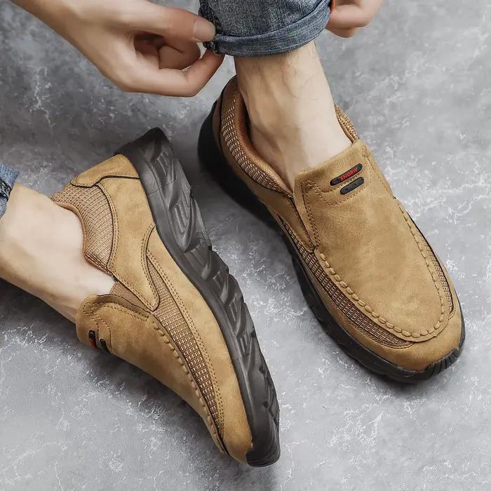Hommes mocassins sans lacet chaussures décontractées