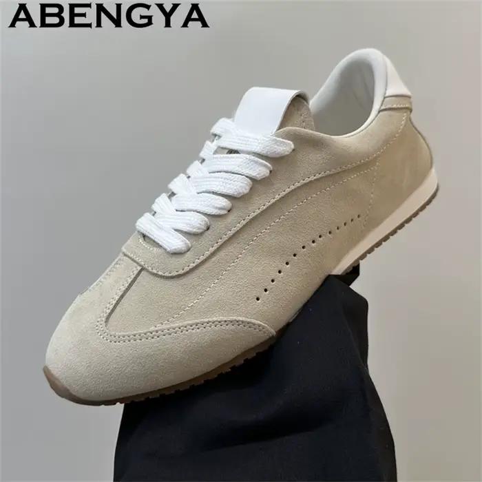 Femmes et hommes chaussures décontractées printemps été respirant confortable chaussures de course Oxfords bas laçage espadrilles décontractées chaussures d'équilibre