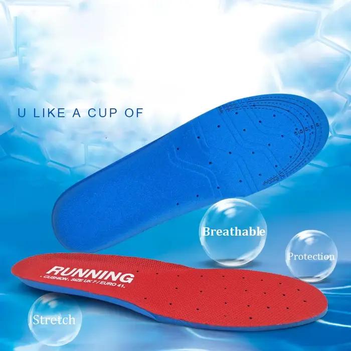 Semelles intérieures absorbant les chocs pour chaussures