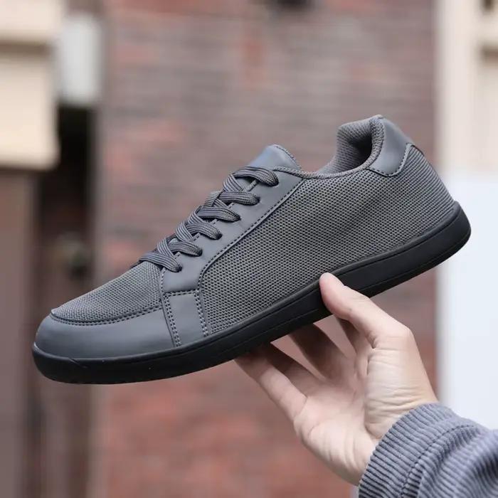 Chaussures décontractées à bout large pour homme et femme, semelle souple, antidérapante, confortable, grandes tailles, pour promenade, balade, occasion spéciale