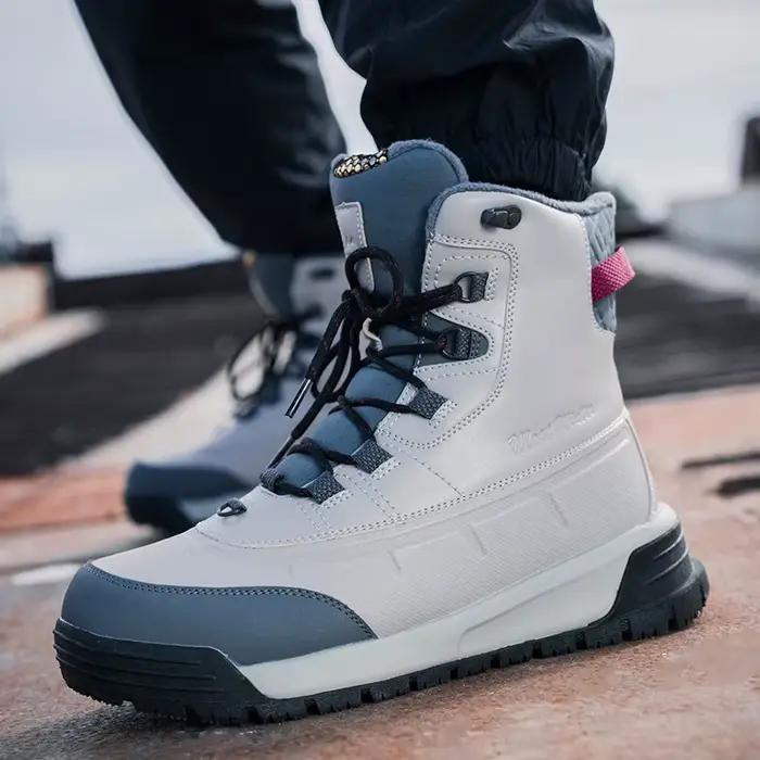 Bottes d'hiver verktaka en microfibre imperméables et antidérapantes pour homme pour les randonnées enneigées et les journées froides
