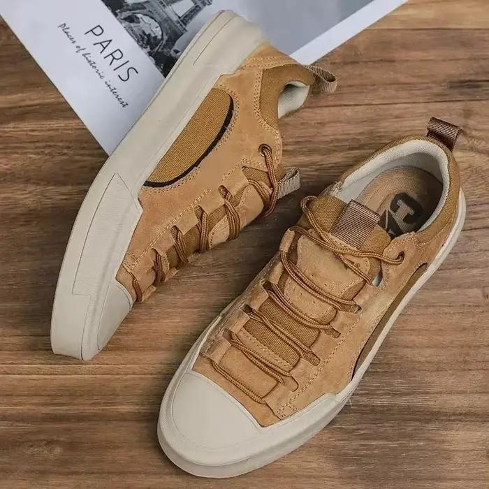Tendance hommes chaussures en cuir décontractées 2023 nouvelles