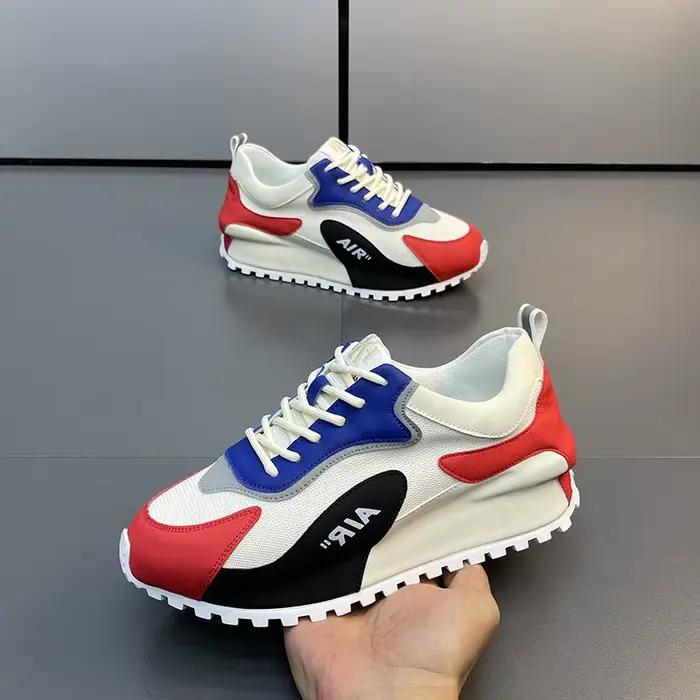 Grosses baskets hommes couverture bas conseil chaussures mode décontracté microfibre cuir maille respirant augmenté