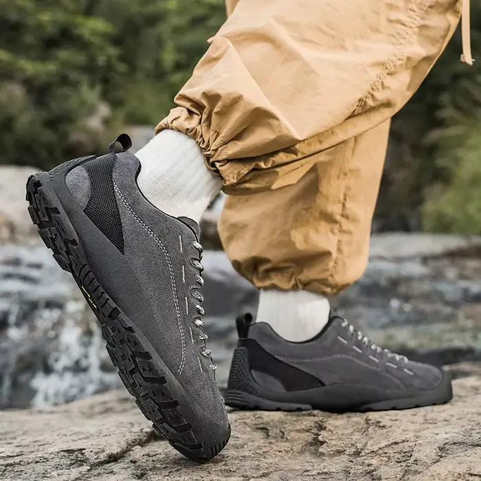 Chaussures de randonnée en plein air pour hommes, baskets antidérapantes pour hommes, chaussures de sport décontractées confortables, chaussures de Camping pour hommes