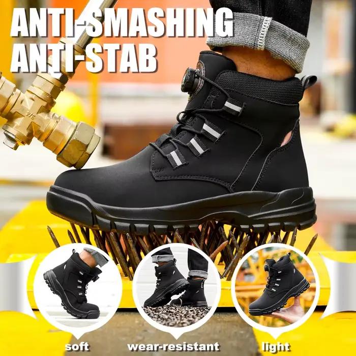 Bottes de sécurité imperméables pour hommes