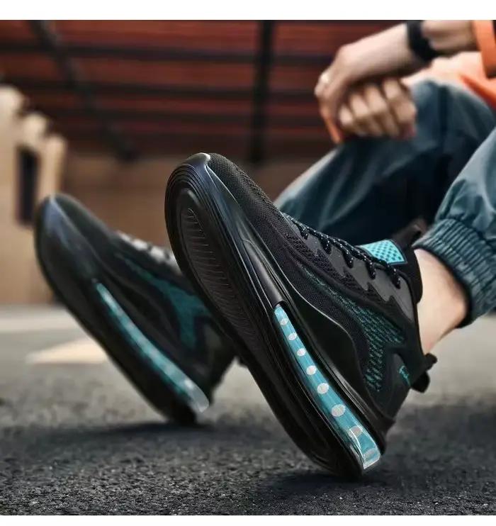 Chaussures de course légères et respirantes pour homme, grandes tailles, maille aérée, décontractées et tendance pour les activités sportives et quotidiennes