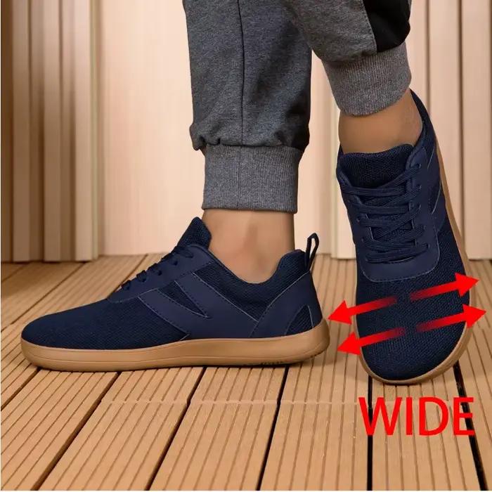 Chaussures minimalistes en maille pour hommes à bout large, légères et respirantes, baskets décontractées pour femmes, chaussures de course de créateur, baskets décontractées