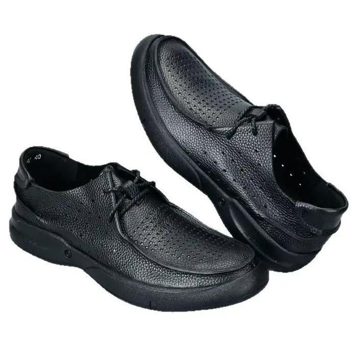 Offre spéciale hommes en cuir véritable chaussures décontractées semelle souple