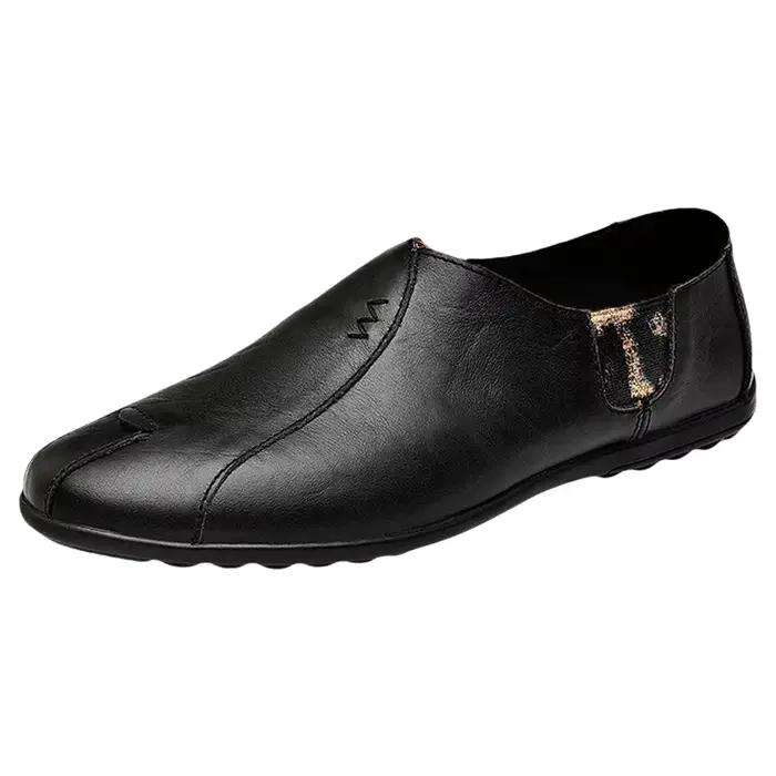 Soldes de printemps : Chaussures décontractées en cuir pour hommes