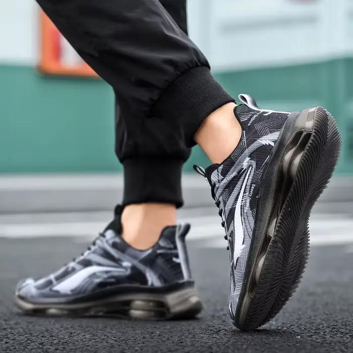 Chaussures de basket-ball à la mode pour hommes, confortables, respirantes et antidérapantes, adaptées aux activités de plein air et occasions spéciales