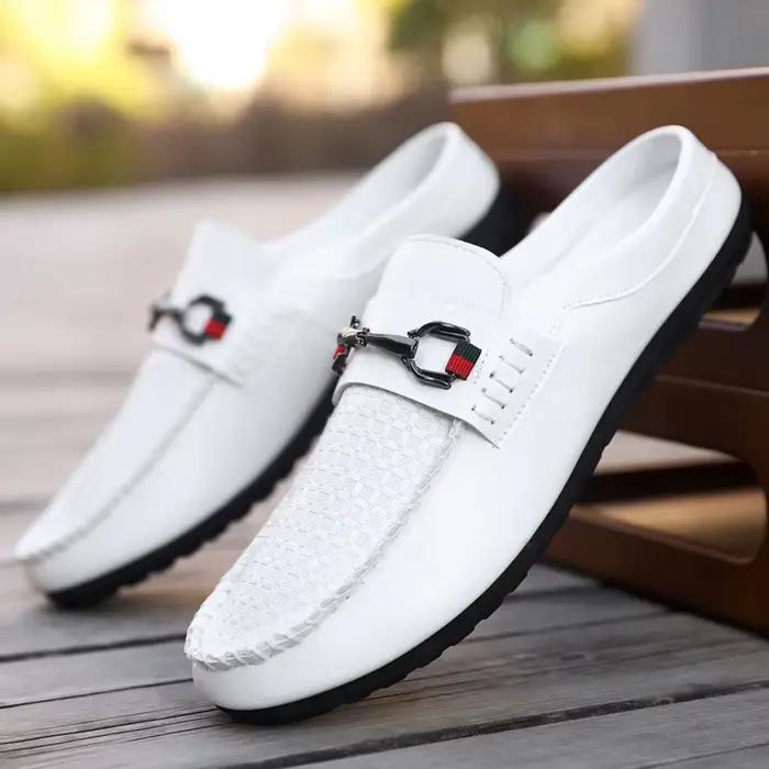 Chaussures décontractées sans talon pour hommes - Style rétro