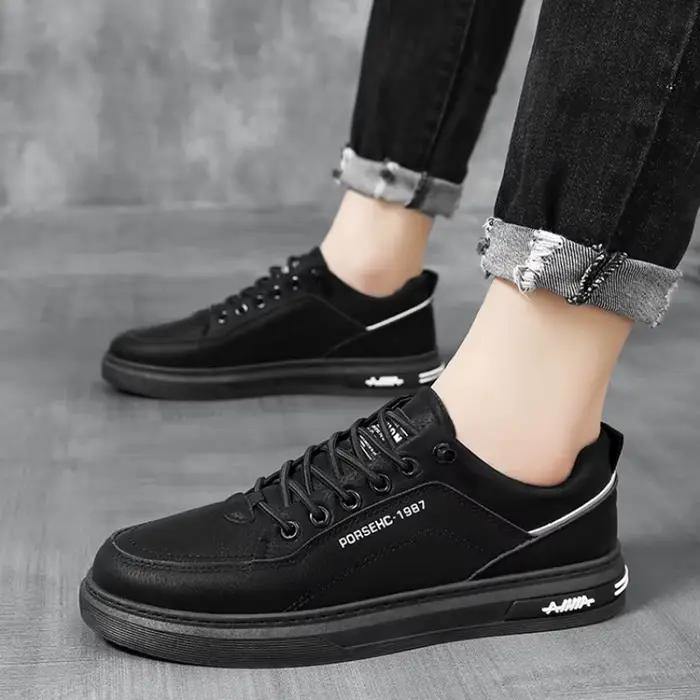 Baskets à plateforme GPBD pour hommes, chaussures de course confortables, respirantes, robustes et sans lacets pour randonnées et sports de plein air