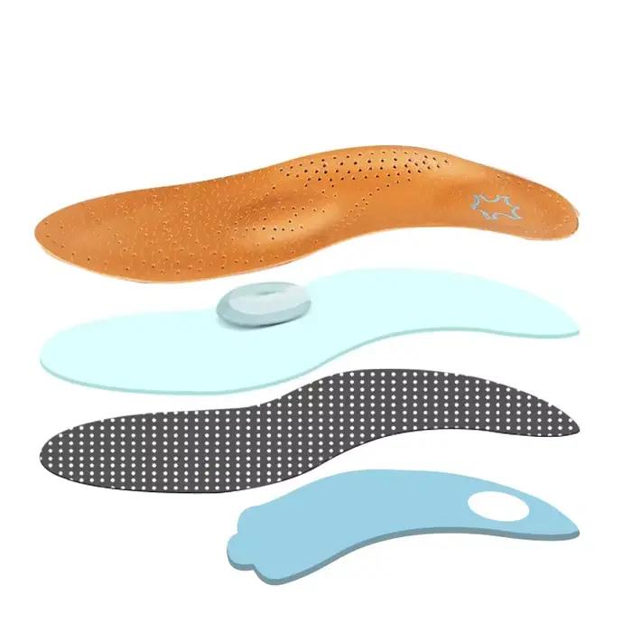 Semelle intérieure orthopédique en cuir