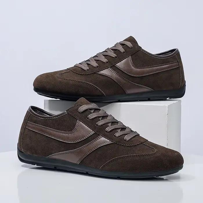 Baskets Homme 2025 – Nouveaux Mocassins Plats de Luxe Confortables à Enfiler – Chaussures Légères d'Extérieur