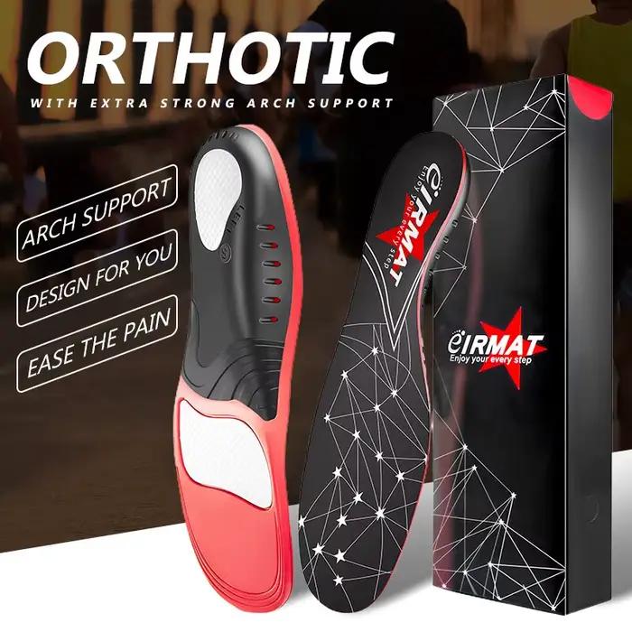 Semelles Orth4WD Premium Gel PU Antidérapantes Respirantes pour Voûte Plantaire Soutien et Absorption des Chocs Occasions Spéciales à Offrir